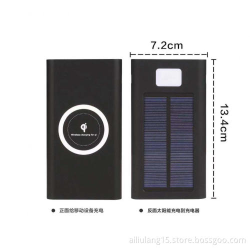 Wireless S8 Solar panel power bank